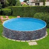 Mountfield Azuro Stone acélfalú medence, 400x120cm